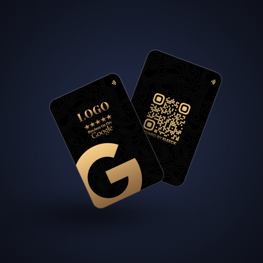 Google NFC review card - Black