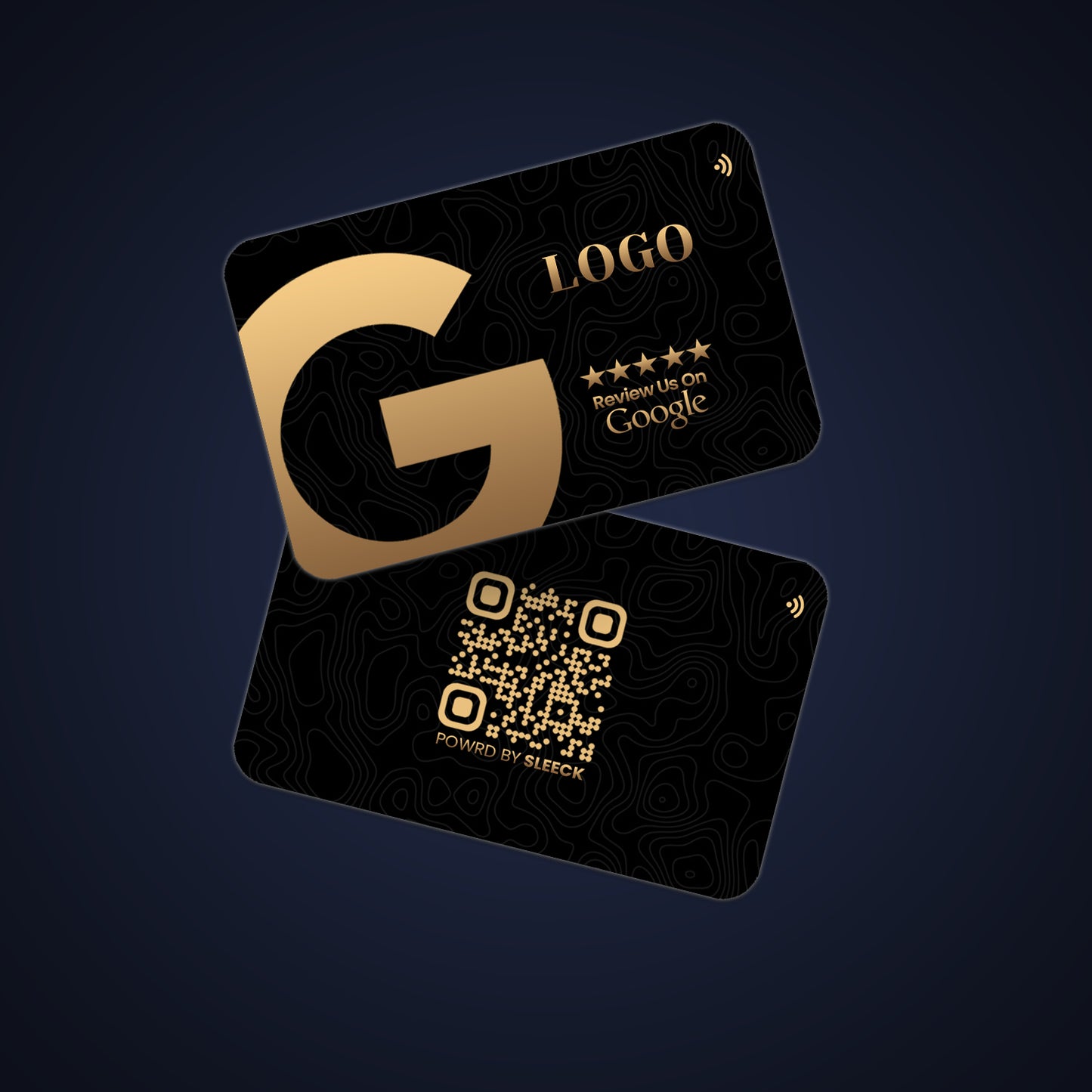 Google NFC review card - Black